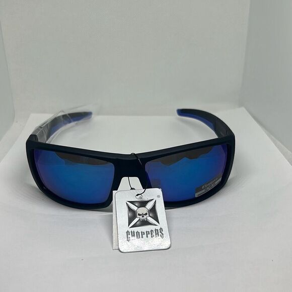 Choppers Mirrored Biker Sunglasses - Picture 3 of 3